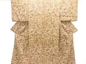 大正ロマン　紋錦紗　流水に草花模様着物